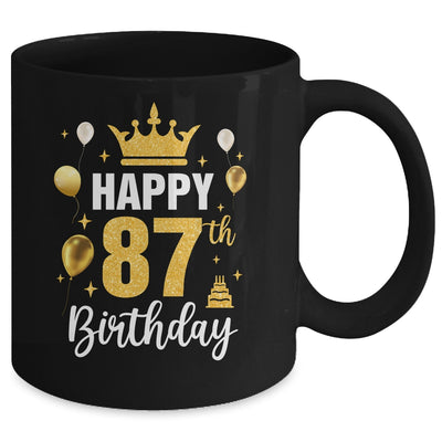Happy 87th Birthday Idea For 87 Years Old Man And Woman Mug | siriusteestore