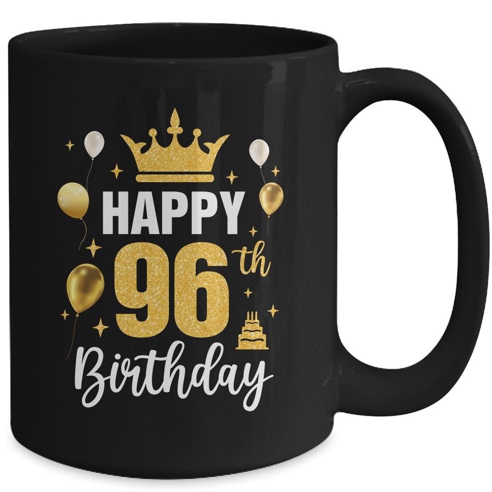 Happy 96th Birthday Idea For 96 Years Old Man And Woman Mug | siriusteestore