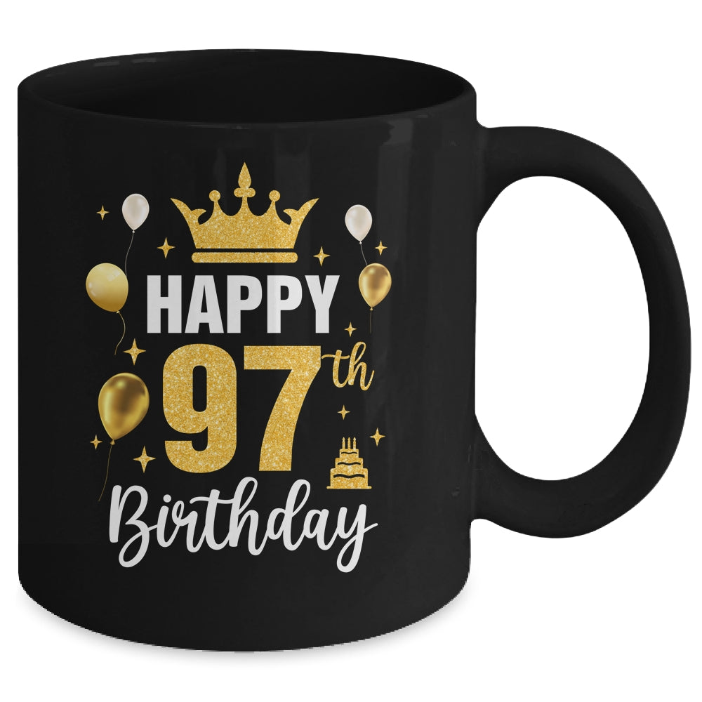 Happy 97th Birthday Idea For 97 Years Old Man And Woman Mug | siriusteestore