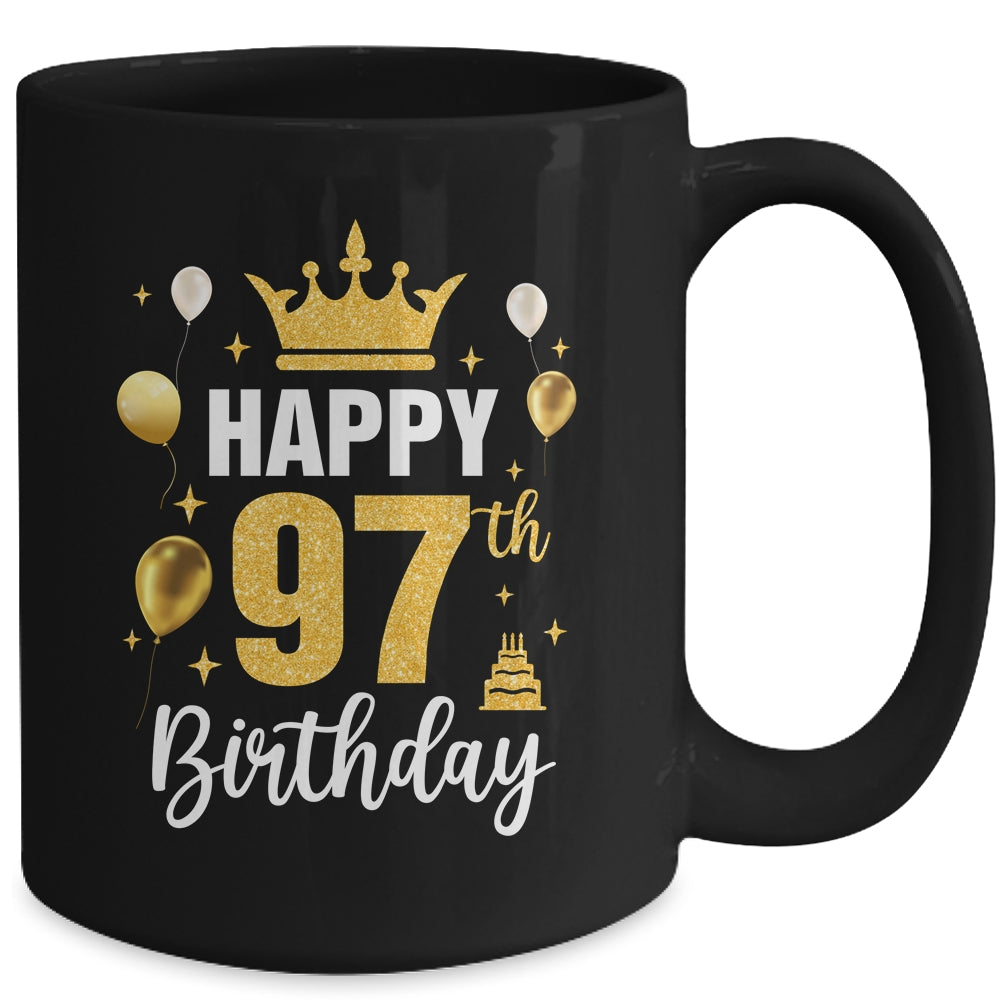 Happy 97th Birthday Idea For 97 Years Old Man And Woman Mug | siriusteestore