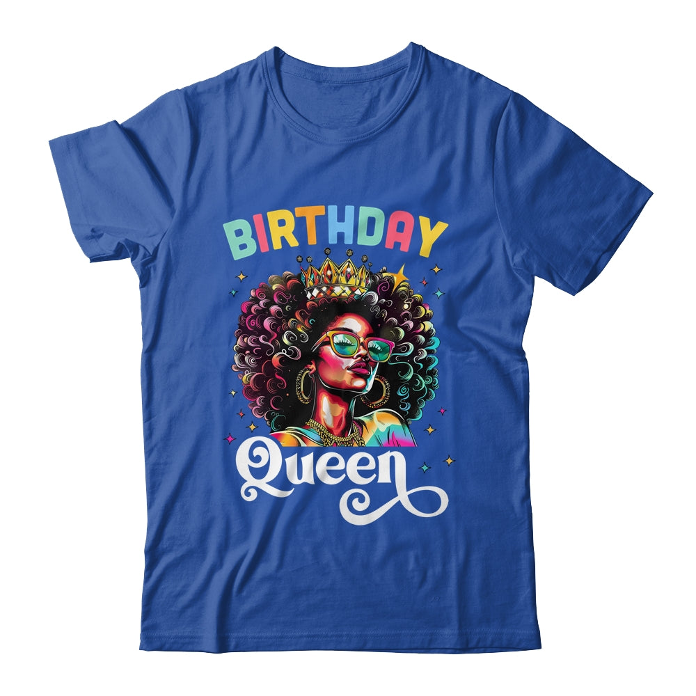 Happy Birthday African American Melanin Queen Birthday Queen Shirt & Tank Top | siriusteestore