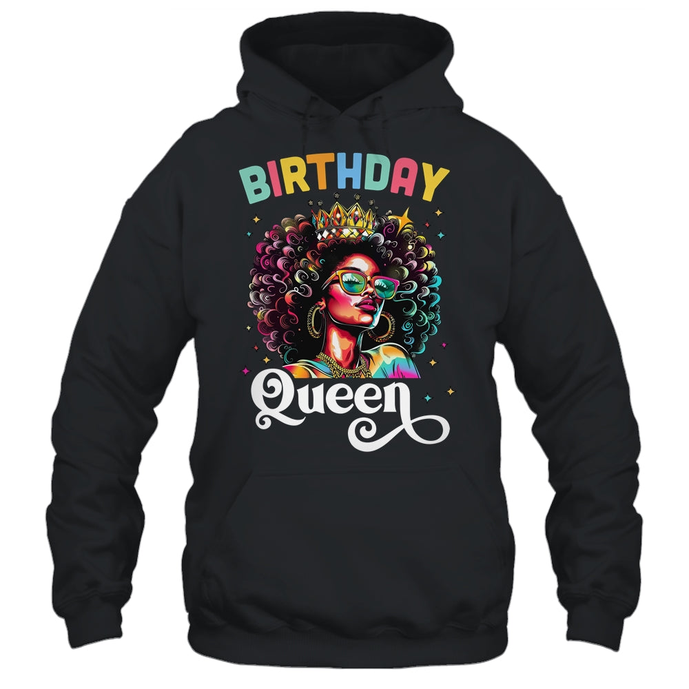 Happy Birthday African American Melanin Queen Birthday Queen Shirt & Tank Top | siriusteestore