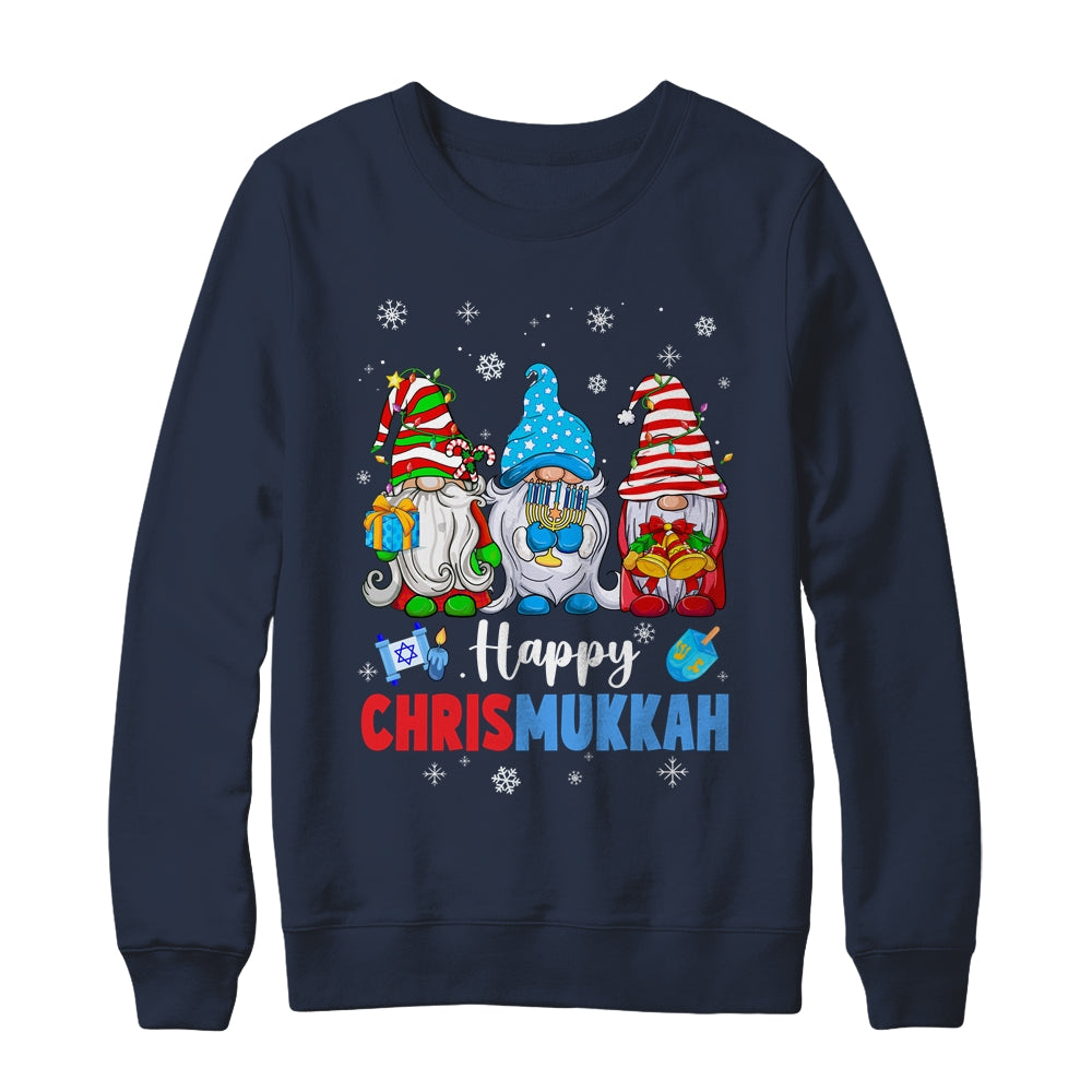 Happy Chrismukkah Gnomes Merry Christmas And Happy Hanukkah Shirt & Sweatshirt | siriusteestore