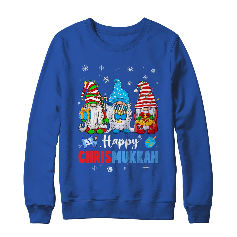 Happy Chrismukkah Gnomes Merry Christmas And Happy Hanukkah Shirt & Sweatshirt | siriusteestore