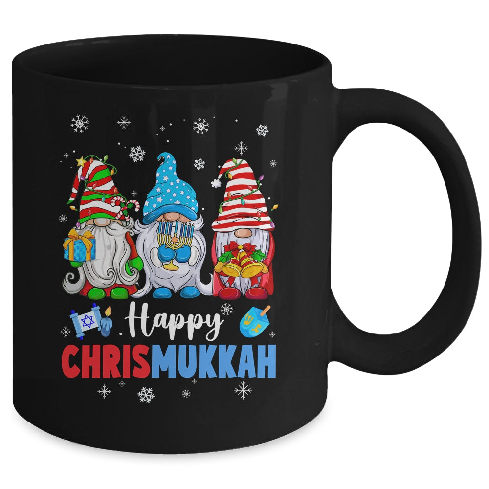 Happy Chrismukkah Gnomes Merry Christmas And Happy Hanukkah Mug | siriusteestore
