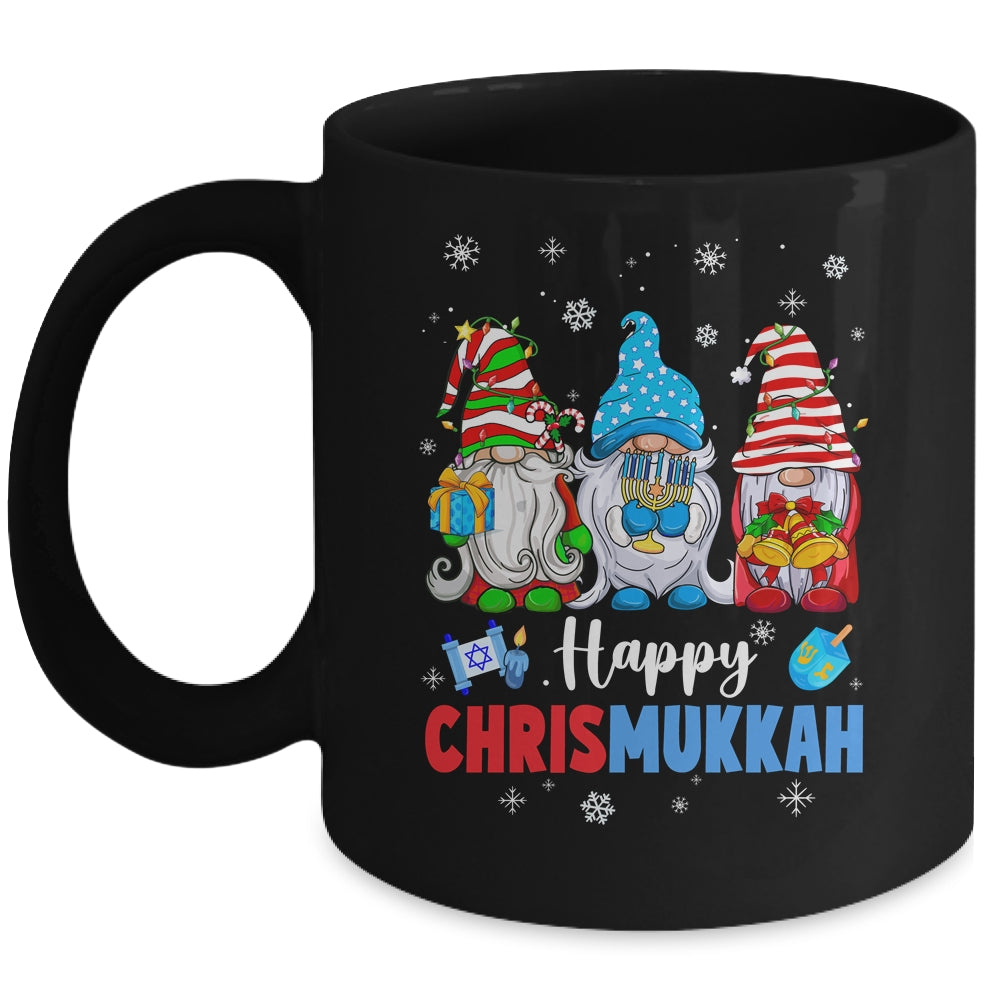 Happy Chrismukkah Gnomes Merry Christmas And Happy Hanukkah Mug | siriusteestore
