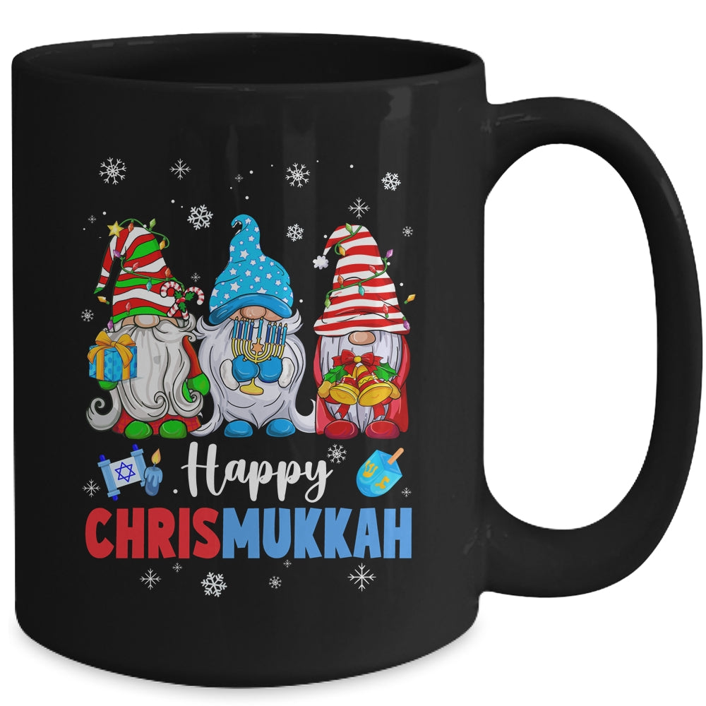 Happy Chrismukkah Gnomes Merry Christmas And Happy Hanukkah Mug | siriusteestore
