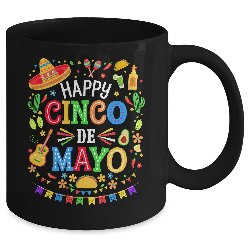 Happy Cinco De Mayo Fiesta Mexican Party 5 De Mayo Men Women Mug | siriusteestore