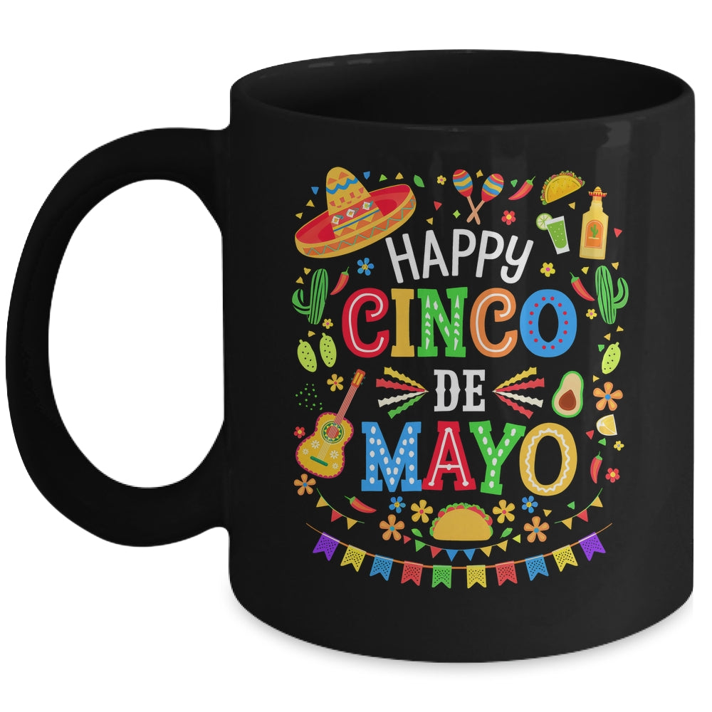 Happy Cinco De Mayo Fiesta Mexican Party 5 De Mayo Men Women Mug | siriusteestore