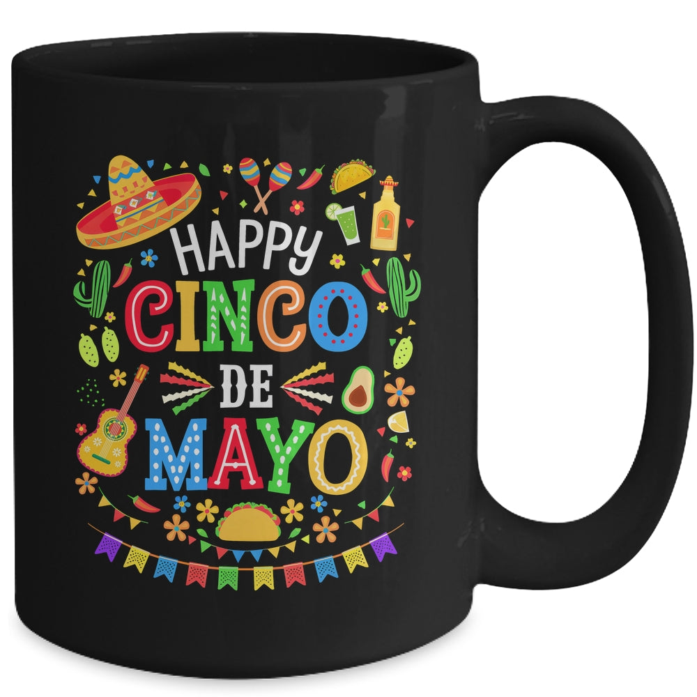 Happy Cinco De Mayo Fiesta Mexican Party 5 De Mayo Men Women Mug | siriusteestore
