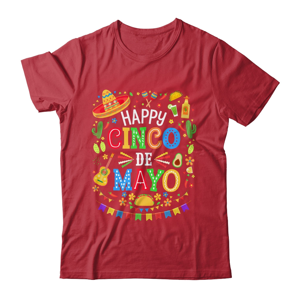 Happy Cinco De Mayo Fiesta Mexican Party 5 De Mayo Men Women Shirt & Hoodie | siriusteestore