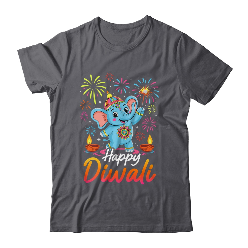 Happy Diwali Cute Elephant Festival Lights Celebration Shirt & Hoodie | siriusteestore