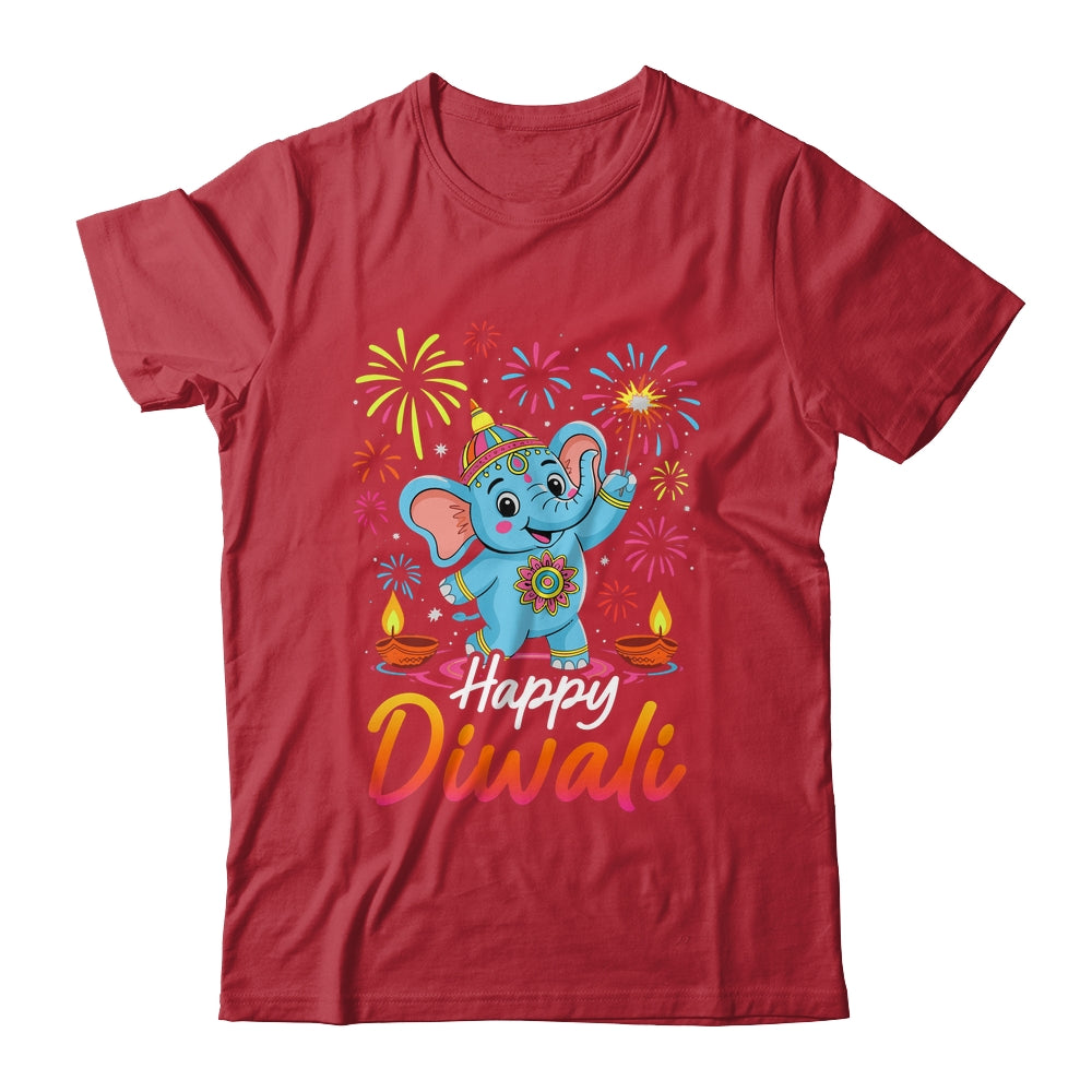 Happy Diwali Cute Elephant Festival Lights Celebration Shirt & Hoodie | siriusteestore