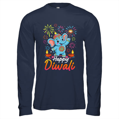 Happy Diwali Cute Elephant Festival Lights Celebration Shirt & Hoodie | siriusteestore