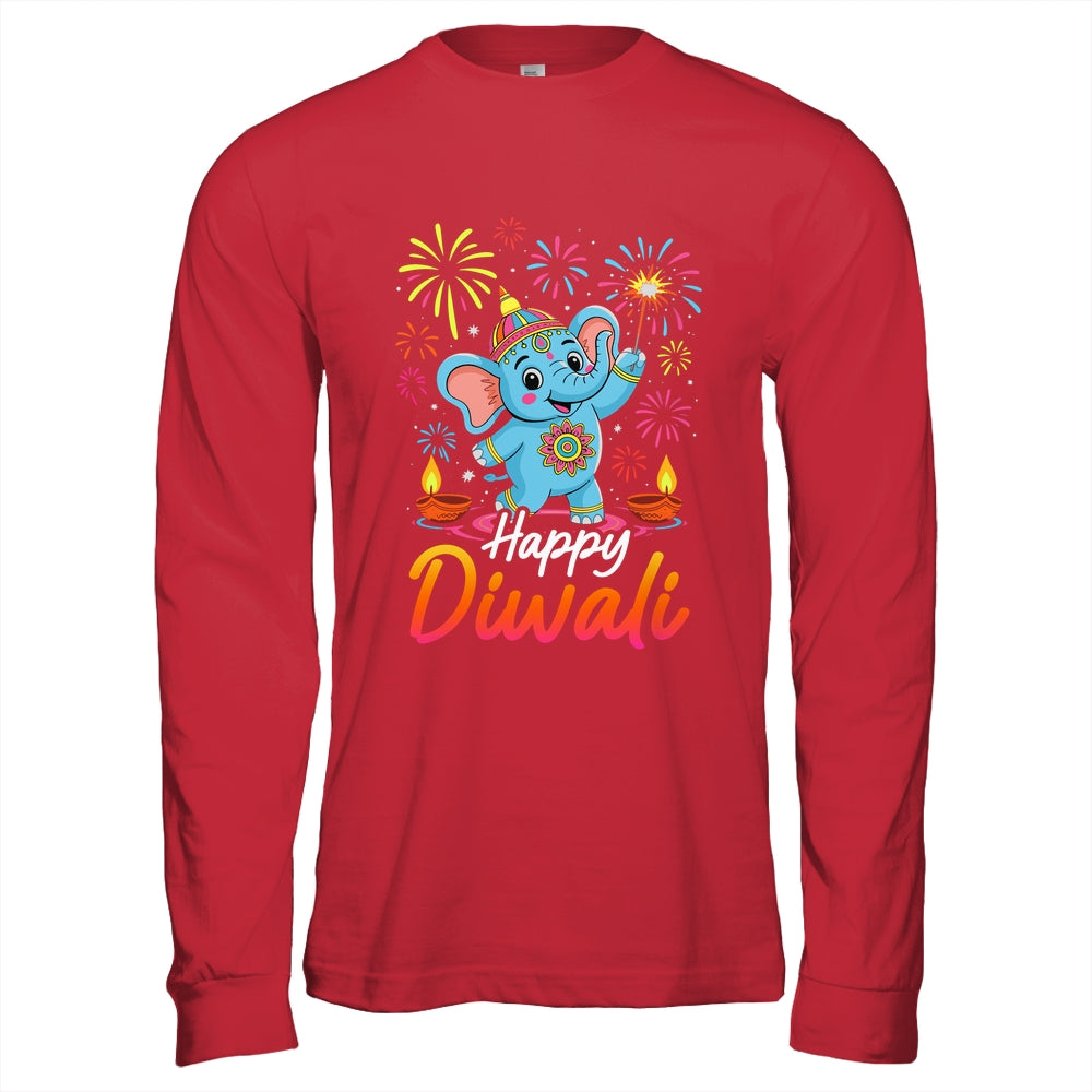 Happy Diwali Cute Elephant Festival Lights Celebration Shirt & Hoodie | siriusteestore