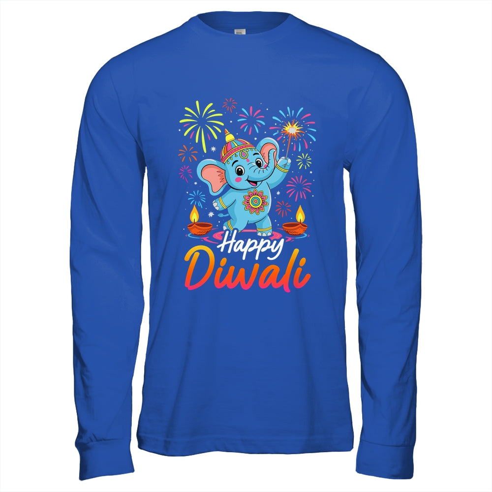 Happy Diwali Cute Elephant Festival Lights Celebration Shirt & Hoodie | siriusteestore