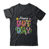 Happy Dot Day Hippie Flowers Groovy Teacher Kids Shirt & Hoodie | siriusteestore