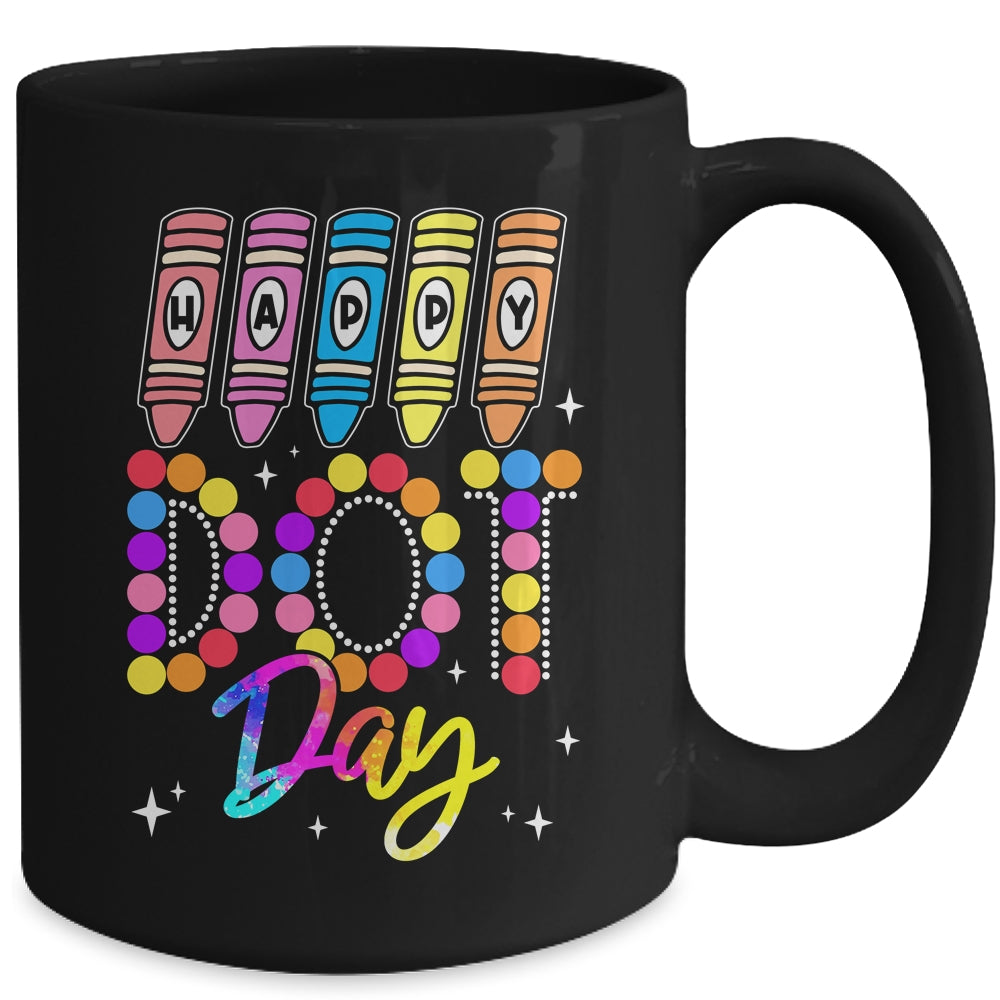 Happy Dot Day International Dot Day Teacher Kids Mug | siriusteestore