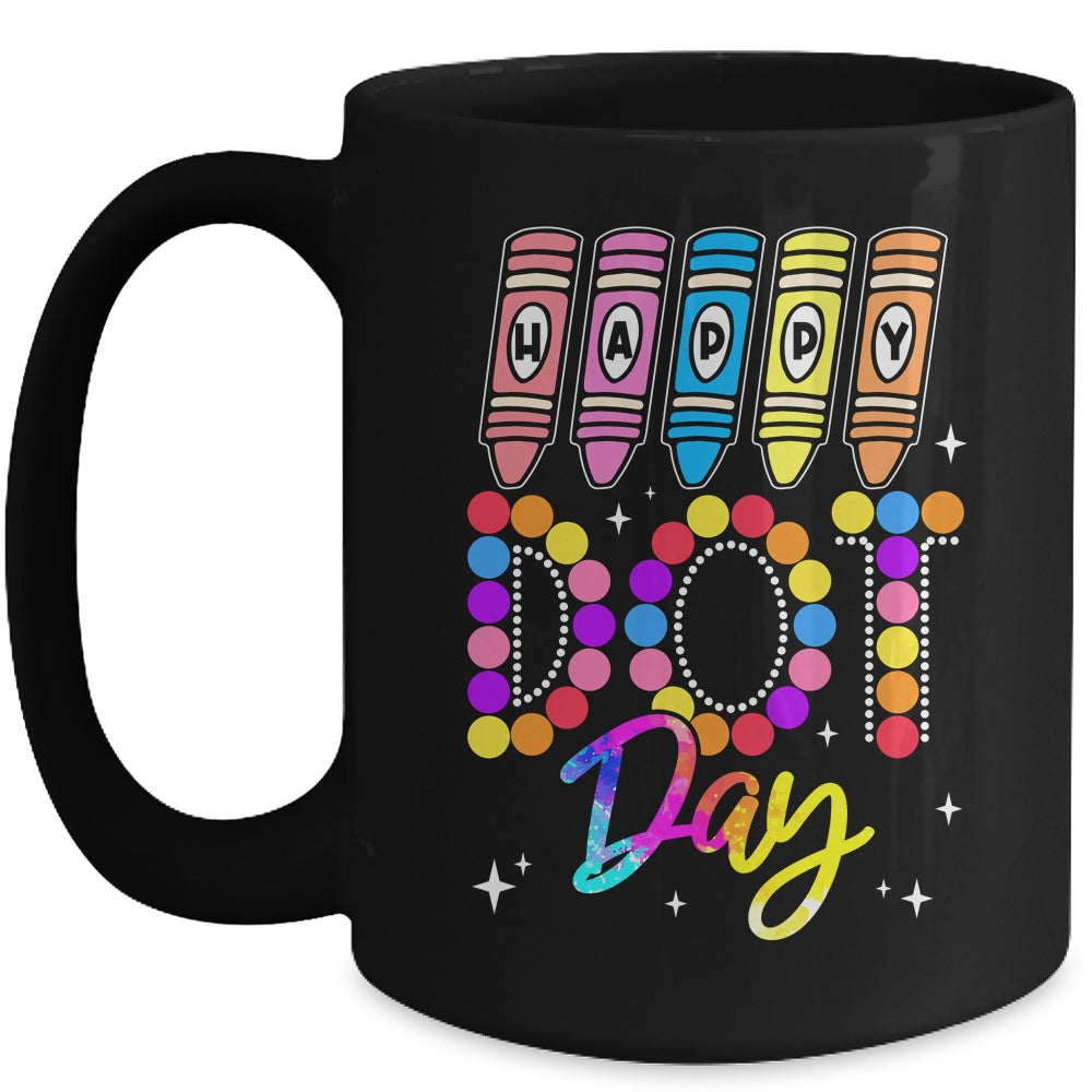 Happy Dot Day International Dot Day Teacher Kids Mug | siriusteestore