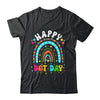 Happy Dot Day Rainbow Flowers Groovy Teacher Kids Shirt & Hoodie | siriusteestore