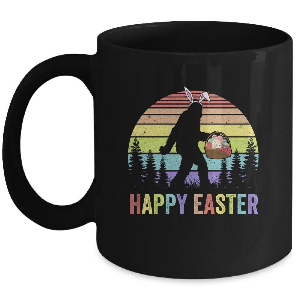 Happy Easter Bigfoot Bunny Vintage Mug | siriusteestore