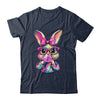 Happy Easter Bunny Coquette Bow Brushstroke Easter Girl Kids Shirt & Sweatshirt | siriusteestore