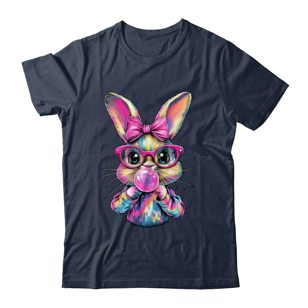 Happy Easter Bunny Coquette Bow Brushstroke Easter Girl Kids Shirt & Sweatshirt | siriusteestore