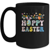 Happy Easter Bunny Rabbit Eggs Funny Easter Day Women Girls Mug | siriusteestore