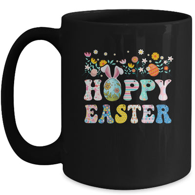Happy Easter Bunny Rabbit Eggs Funny Easter Day Women Girls Mug | siriusteestore