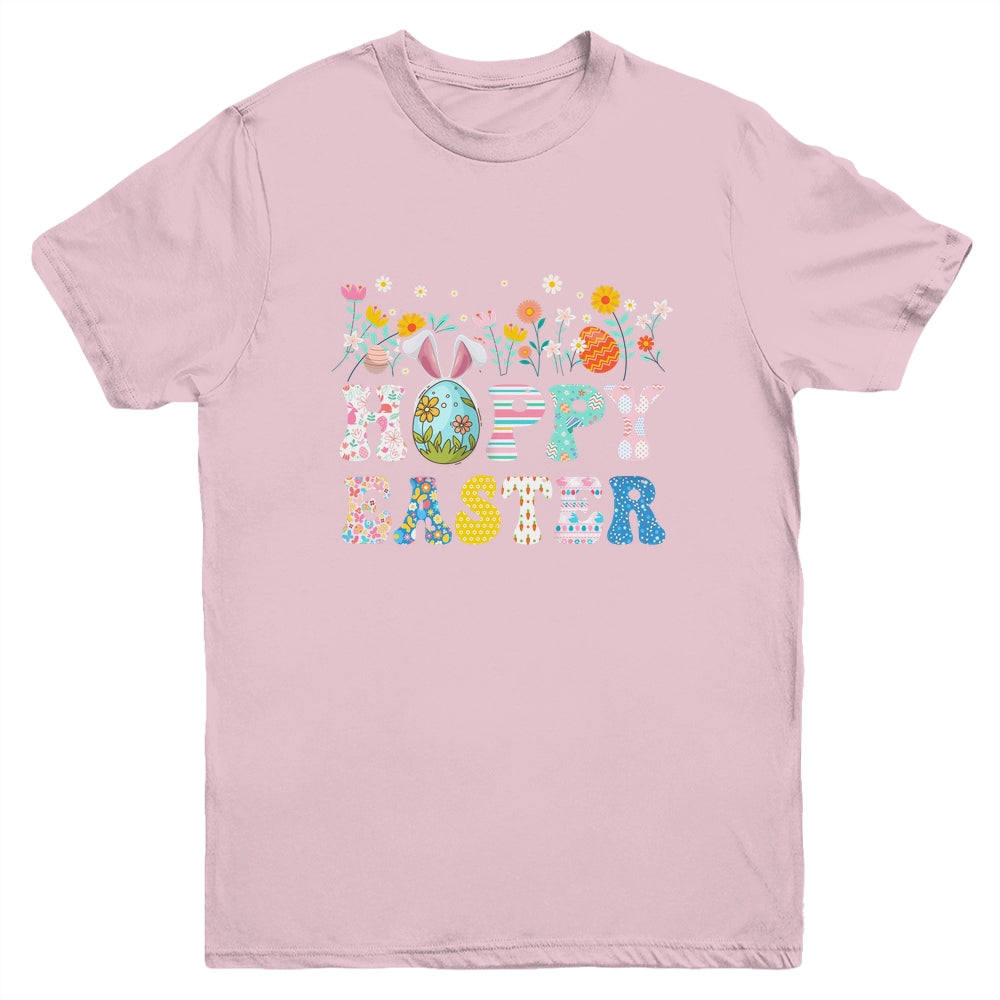 Happy Easter Bunny Rabbit Eggs Funny Easter Day Women Girls Youth Shirt | siriusteestore