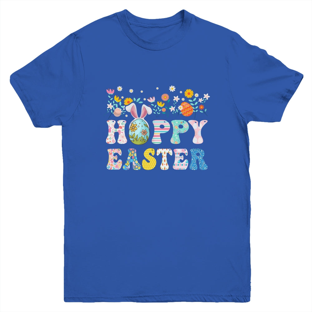 Happy Easter Bunny Rabbit Eggs Funny Easter Day Women Girls Youth Shirt | siriusteestore
