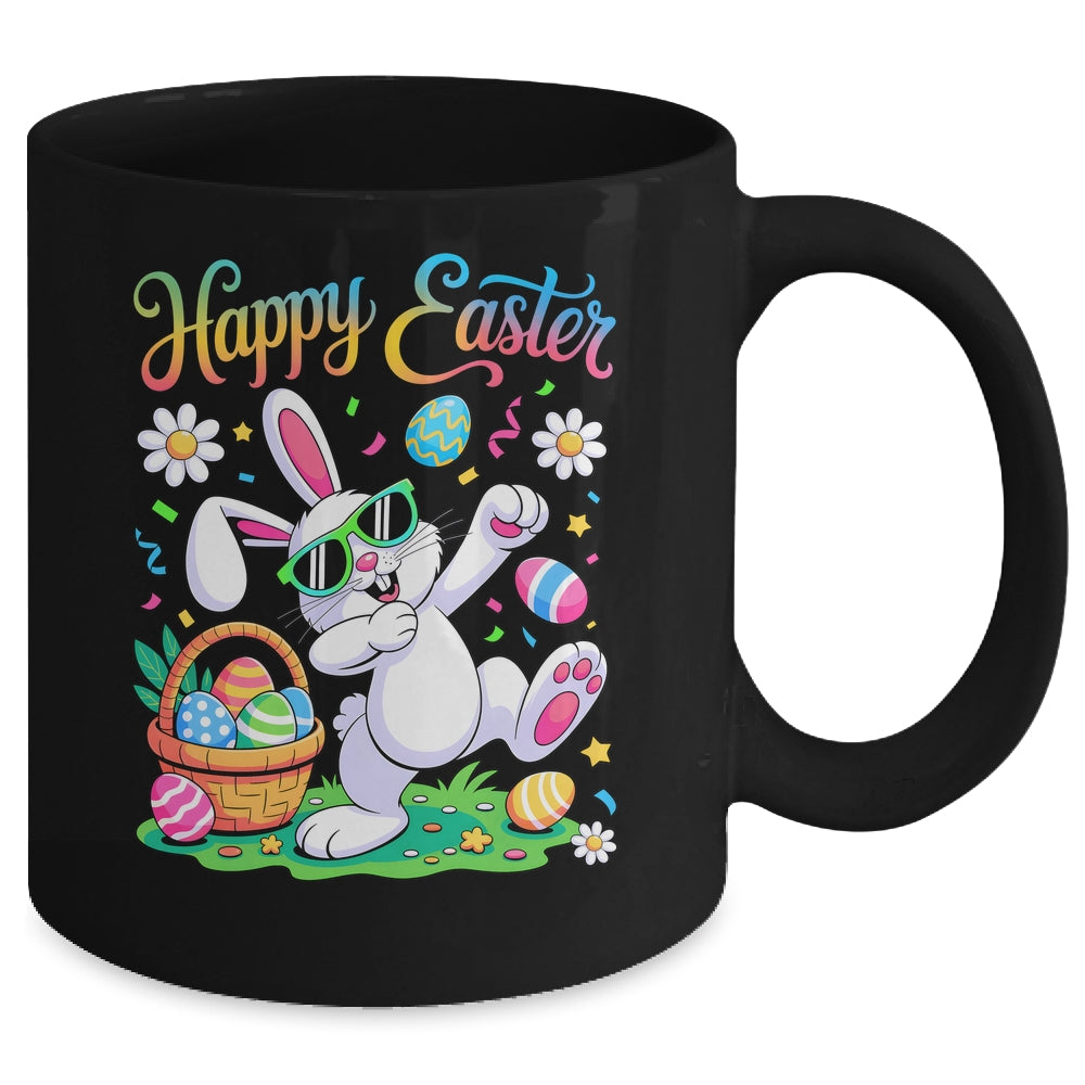 Happy Easter Day For Boys Girls Kids Dabbing Bunny Mug | siriusteestore