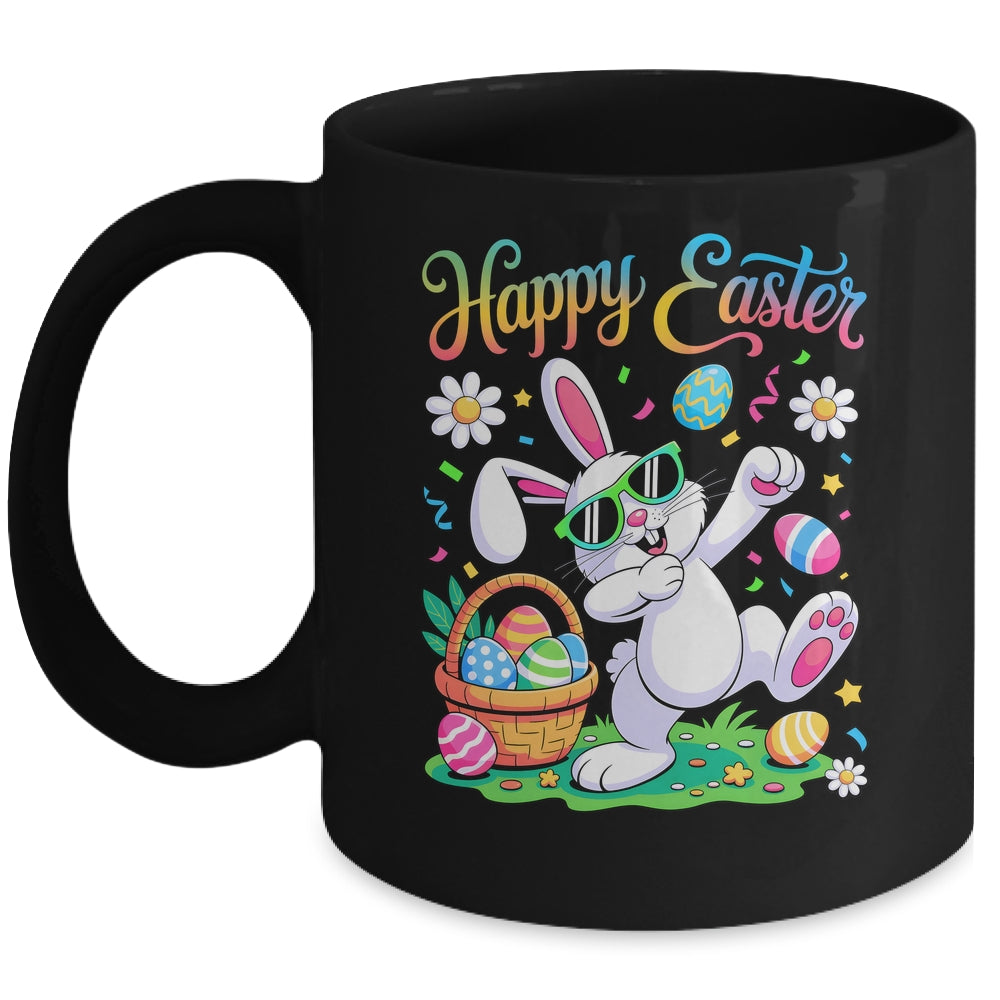 Happy Easter Day For Boys Girls Kids Dabbing Bunny Mug | siriusteestore