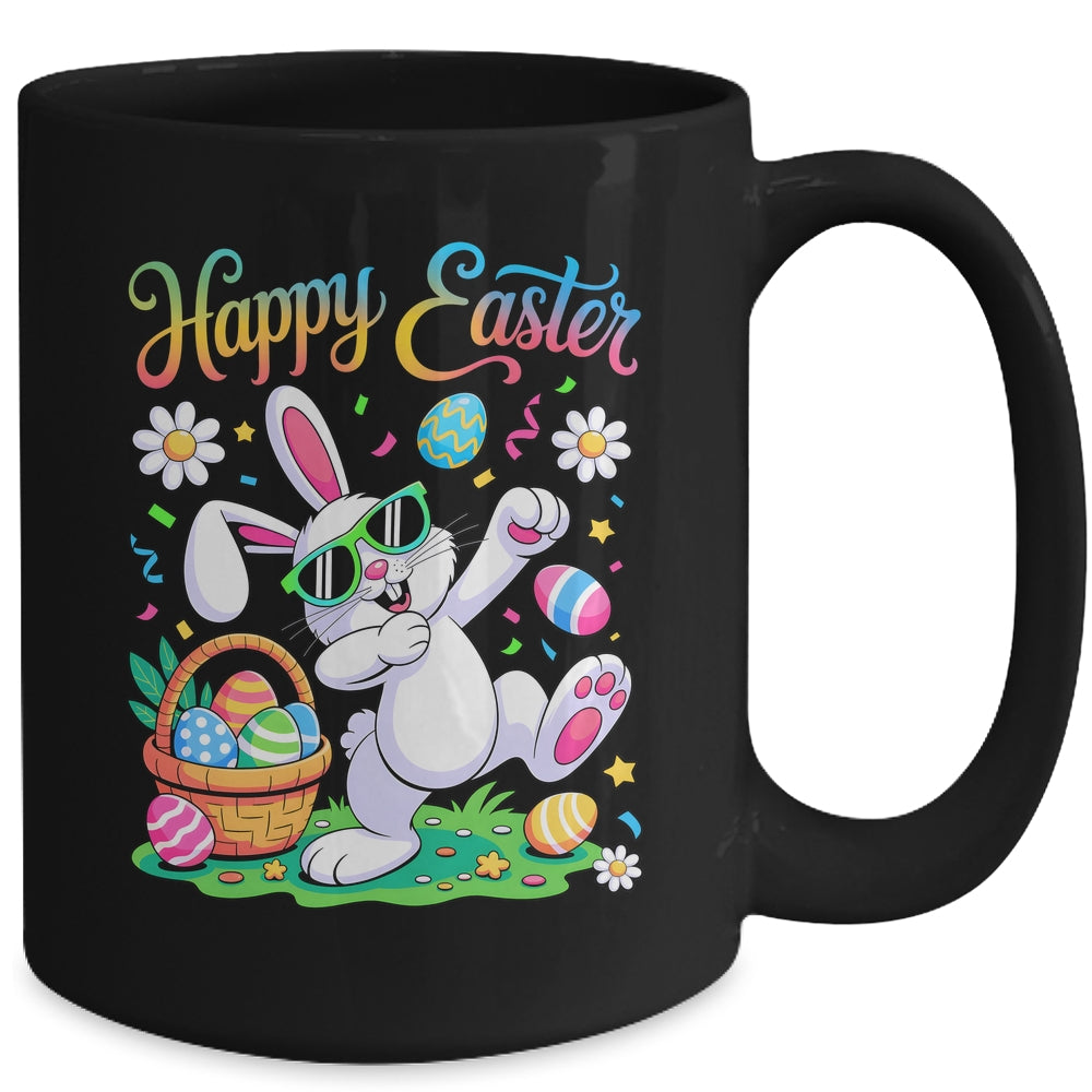 Happy Easter Day For Boys Girls Kids Dabbing Bunny Mug | siriusteestore