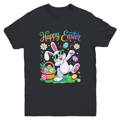 Happy Easter Day For Boys Girls Kids Dabbing Bunny Youth Shirt | siriusteestore