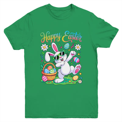Happy Easter Day For Boys Girls Kids Dabbing Bunny Youth Shirt | siriusteestore