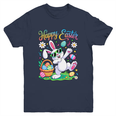 Happy Easter Day For Boys Girls Kids Dabbing Bunny Youth Shirt | siriusteestore