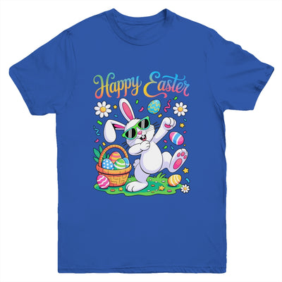 Happy Easter Day For Boys Girls Kids Dabbing Bunny Youth Shirt | siriusteestore