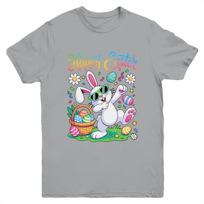 Happy Easter Day For Boys Girls Kids Dabbing Bunny Youth Shirt | siriusteestore
