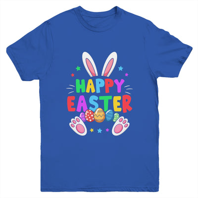 Happy Easter Day Girls Boys Easter Cute Bunny Eggs Youth Shirt | siriusteestore