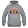 Happy Easter Day Highland Cow Easter Bunny Egg Retro Girls Shirt & Tank Top | siriusteestore