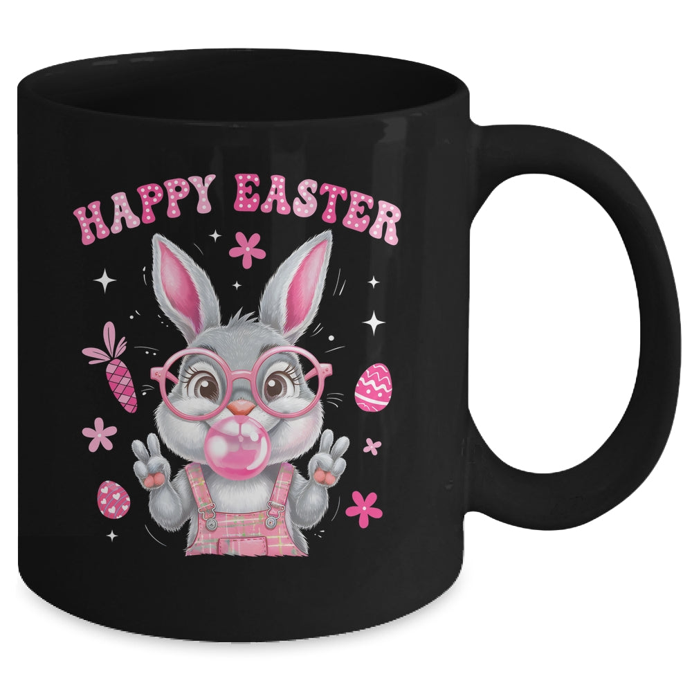 Happy Easter Rabbit Face Bunny Funny Easter Day Women Girls Mug | siriusteestore