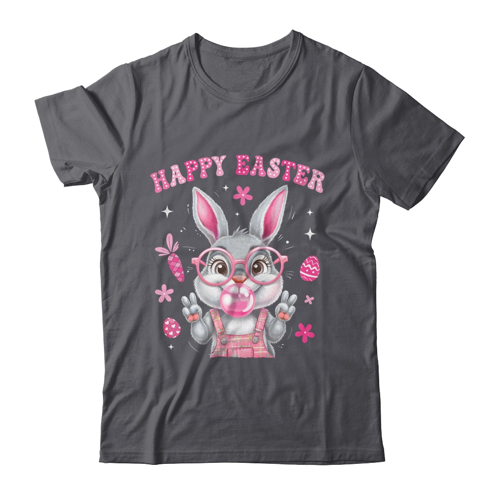 Happy Easter Rabbit Face Bunny Funny Easter Day Women Girls Shirt & Tank Top | siriusteestore