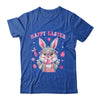 Happy Easter Rabbit Face Bunny Funny Easter Day Women Girls Shirt & Tank Top | siriusteestore