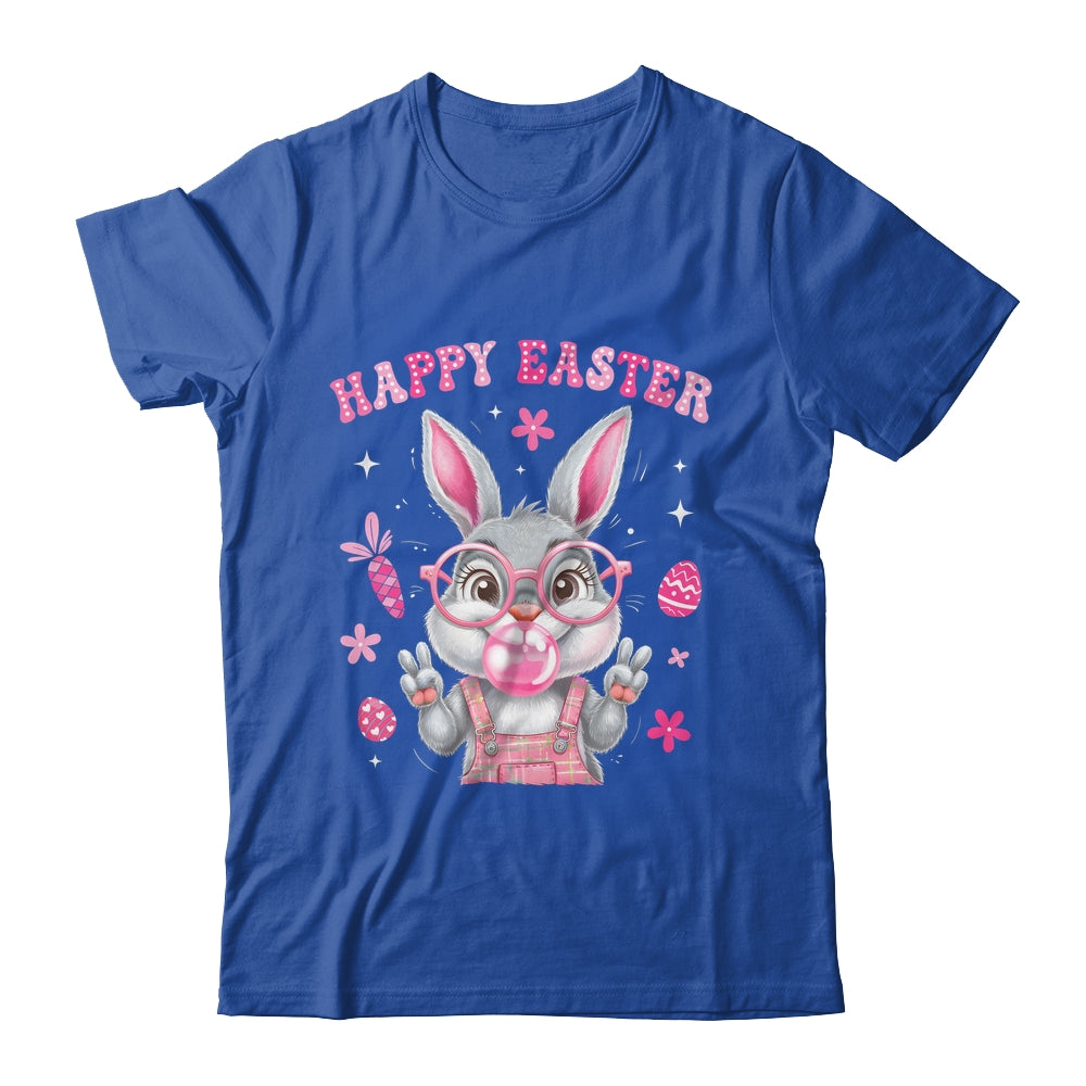 Happy Easter Rabbit Face Bunny Funny Easter Day Women Girls Shirt & Tank Top | siriusteestore