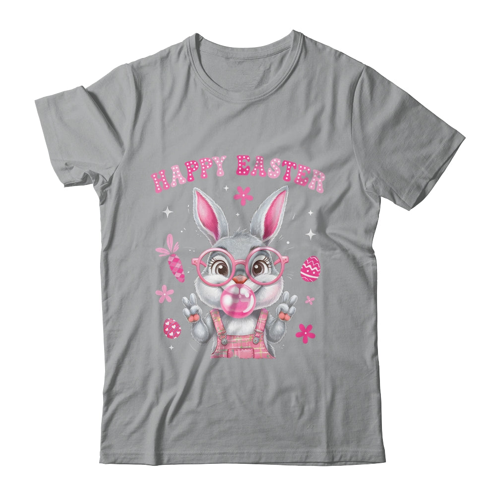 Happy Easter Rabbit Face Bunny Funny Easter Day Women Girls Shirt & Tank Top | siriusteestore