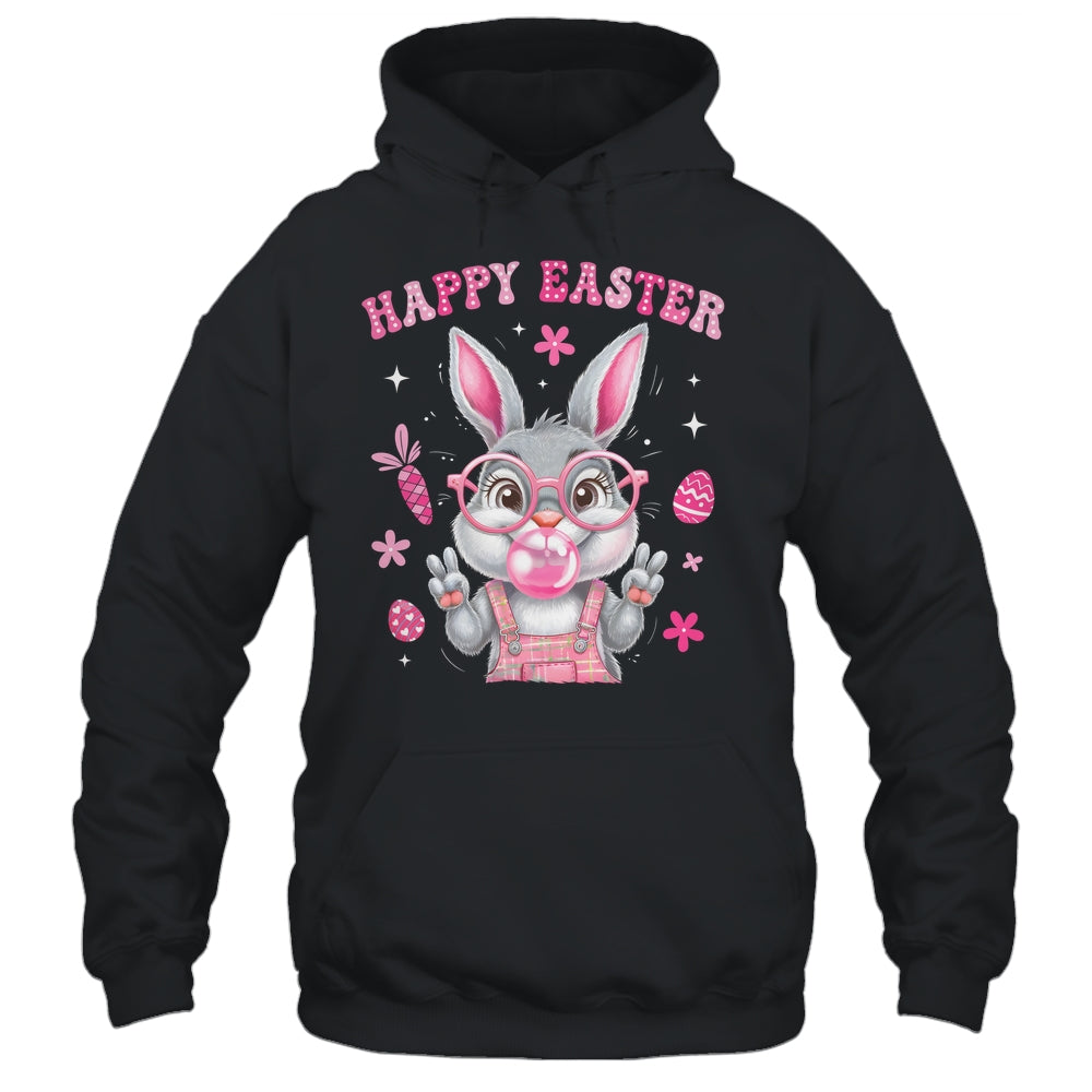 Happy Easter Rabbit Face Bunny Funny Easter Day Women Girls Shirt & Tank Top | siriusteestore