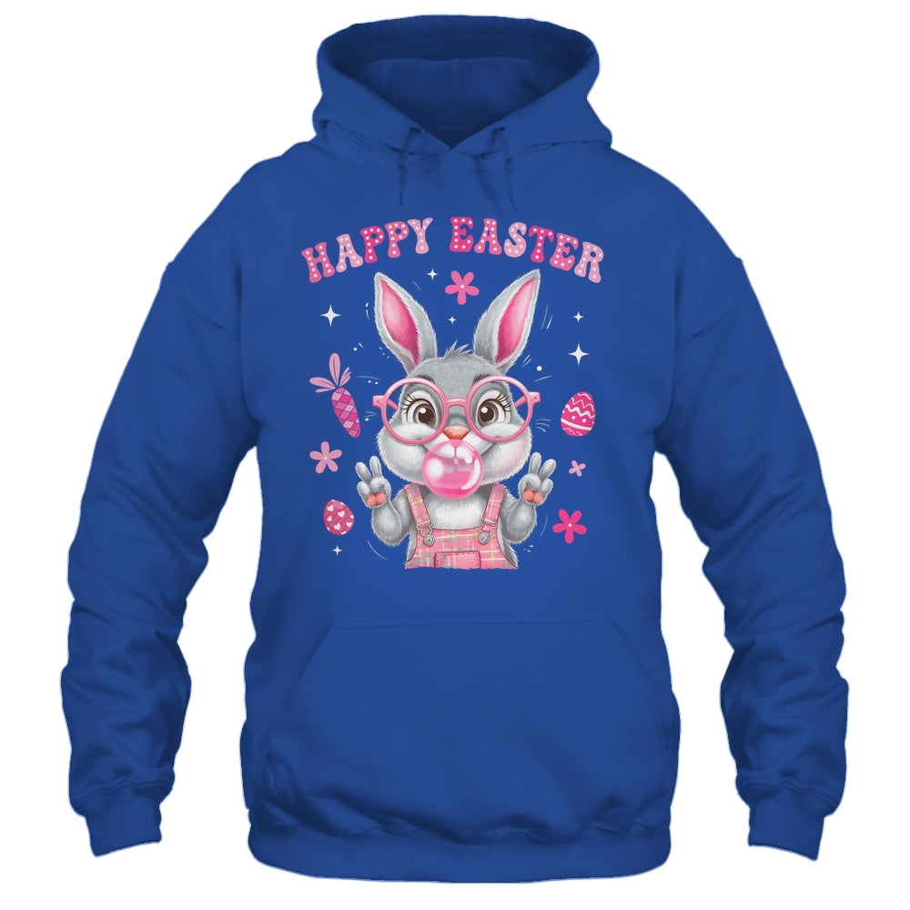 Happy Easter Rabbit Face Bunny Funny Easter Day Women Girls Shirt & Tank Top | siriusteestore