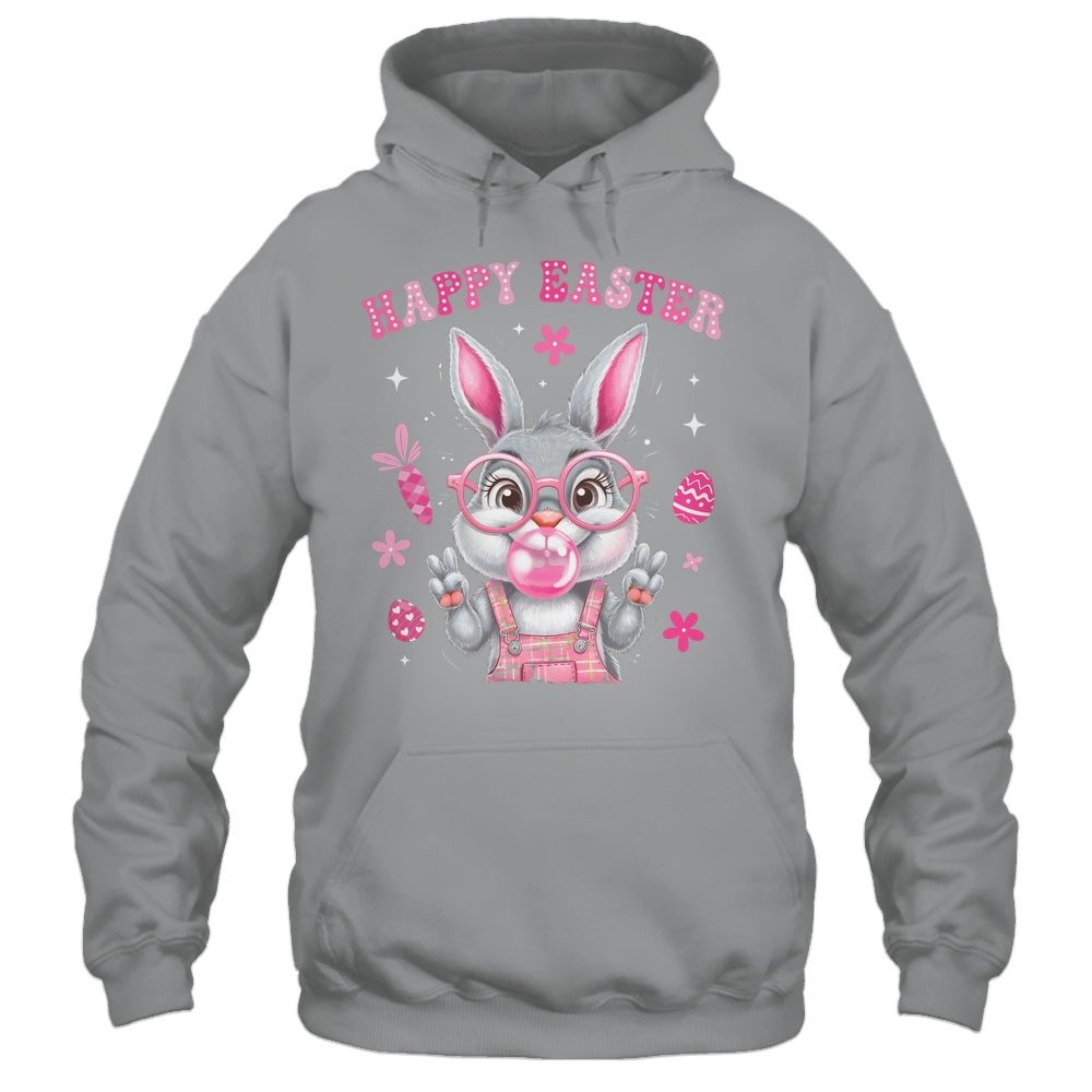 Happy Easter Rabbit Face Bunny Funny Easter Day Women Girls Shirt & Tank Top | siriusteestore