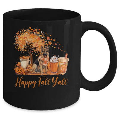 Happy Fall Y'all German Shepherd Autumn Pumpkin Spice Latte Mug | siriusteestore